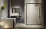 Novellini Kuadra H Printed Glass 500mm Wetroom Shower Panel