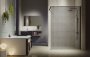 Novellini Kuadra H Printed Glass 800mm Wetroom Shower Panel