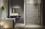 Novellini Kuadra H Printed Glass 1600mm Wetroom Shower Panel