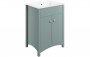 Purity Collection Lucio 610mm Floor Standing Basin Unit & Basin - Sea Green Ash