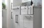 Purity Collection Aurora 1542mm Basin Toilet & 1 Door Unit Pack (RH) - Light Grey Gloss