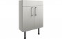 Purity Collection Aurora 600mm Slim Basin Unit - Light Grey Gloss