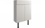 Purity Collection Valento 600mm Slim Basin Unit - Pearl Grey Gloss