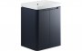 Purity Collection Lumbra 600mm 2 Door Floor Standing Basin Unit - Matt Indigo