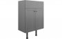 Purity Collection Belinda 600mm 2 Door Basin Unit - Grey Ash