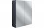 Purity Collection Belinda 600mm 2 Door Mirrored Wall Unit - Indigo Ash