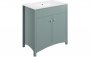 Purity Collection Lucio 810mm Floor Standing Basin Unit & Basin - Sea Green Ash