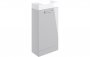 Purity Collection Volti 410mm Floor Standing 1 Door Basin Unit & Basin - Grey Gloss