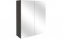 Purity Collection Aurora 600mm Mirrored Unit - Matt Graphite Grey