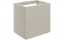 Purity Collection Statura 590mm Wall Hung 2 Drawer Basin Unit (No Top) - Matt Latte