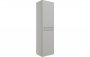 Purity Collection Garbo 454mm Wall Hung 2 Door Tall Unit - Grey Gloss
