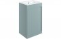 Purity Collection Elementi 510mm Floor Standing Unit Inc. Basin - Matt Sea Green