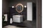 Purity Collection Accord 615mm Wall Hung 1 Drawer Basin Unit & Basin - Matt Mineral Grey