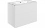 Purity Collection Statura 815mm Wall Hung 2 Drawer Basin Unit & Basin - Matt White