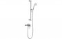 Purity Collection Hadley Shower Pack One - Concentric Single Outlet Shower Valve & Riser Kit - Chrome