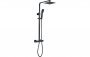 Purity Collection Square Thermostatic Bar Mixer w/Riser Kit - Matt Black