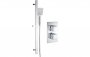 Purity Collection Meteor Shower Pack One - Single Outlet Twin Shower Valve w/Riser Kit - Chrome