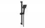 Purity Collection Square Slider Rail Kit & Single Mode Handset - Matt Black