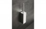 Purity Collection Livia Wall Mounted Toilet Brush Holder - Chrome