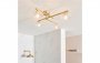 Purity Collection Seraph Ceiling Light - Brushed Brass