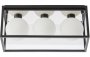 Purity Collection Cube Frame Ceiling Light - Matt Black