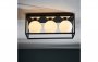 Purity Collection Cube Frame Ceiling Light - Matt Black