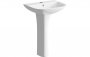 Purity Collection Forestglow 560x450mm 1 Tap Hole Basin & Full Pedestal (Boxed)