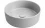 Purity Collection Opulent 355mm Ceramic Round Washbowl & Waste - Matt Light Grey