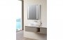 Purity Collection Azura 600mm 2 Door Front-Lit LED Mirror Cabinet