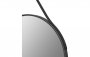 Purity Collection Manta 600mm Round Mirror - Matt Black