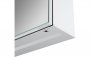 Purity Collection Mika 500mm 1 Door Front-Lit LED Mirror Cabinet
