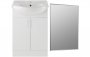 Purity Collection Visio 560mm Floor Standing Basin Unit & Mirror Pack