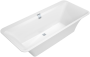 Villeroy & Boch Squaro Edge 12 1800 x 800mm Oval Double Ended Bath - Stone White