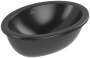Villeroy & Boch Loop & Friends 485mm Oval Under Countertop Basin with Overflow - Black