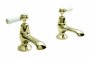 BC Designs Victrion Lever Bath Pillar Taps