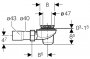 Geberit 50mm Shower Tray Trap And Waste
