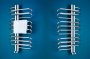 Bisque Orbit Designer Left Hand Chrome 900 x 500mm Towel Rail