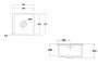 RAK Gourmet Sink 6 380 x 405mm Single Bowl Kitchen Sink