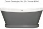 BC Designs Elmstead 1500mm Double Ended Freestanding Bath