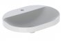 Geberit VariForm 600mm Elliptic 1 Tap Hole Countertop Basin - No Overflow