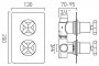 Vado Elements DX 1 Outlet Thermostatic Shower Valve