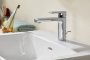 Villeroy & Boch Liberty Single Lever Basin Mixer with Push/Pull Rod Lever & Pop-Up Waste - Chrome