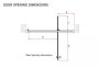 Coram Optima 6 900mm Pivot Door Shower Enclosure - Brushed Gold