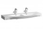 Laufen Palace Double Countertop Basin with Towel Rail