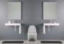 Origins Living 600 x 1000mm Slim Rectangular Mirror