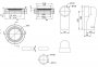 Burlington Bathrooms White Ceramic Bent Trap - Stock Clearance