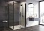 Roman Innov8 1500 x 800mm Pivot Door with In-line Panel and Side Panel