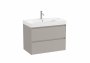 Roca Ona Unik 800mm Basin & Matt Grey Unit (2 Drawers)