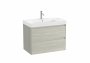 Roca Ona Unik 800mm Basin & Light Oak Unit (2 Drawers)