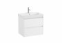 Roca Ona Unik 650mm Basin & Matt White Unit (2 Drawers)